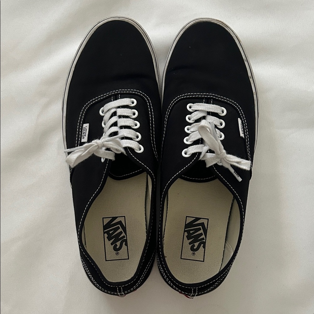 Vans Black and White Men's Sneakers